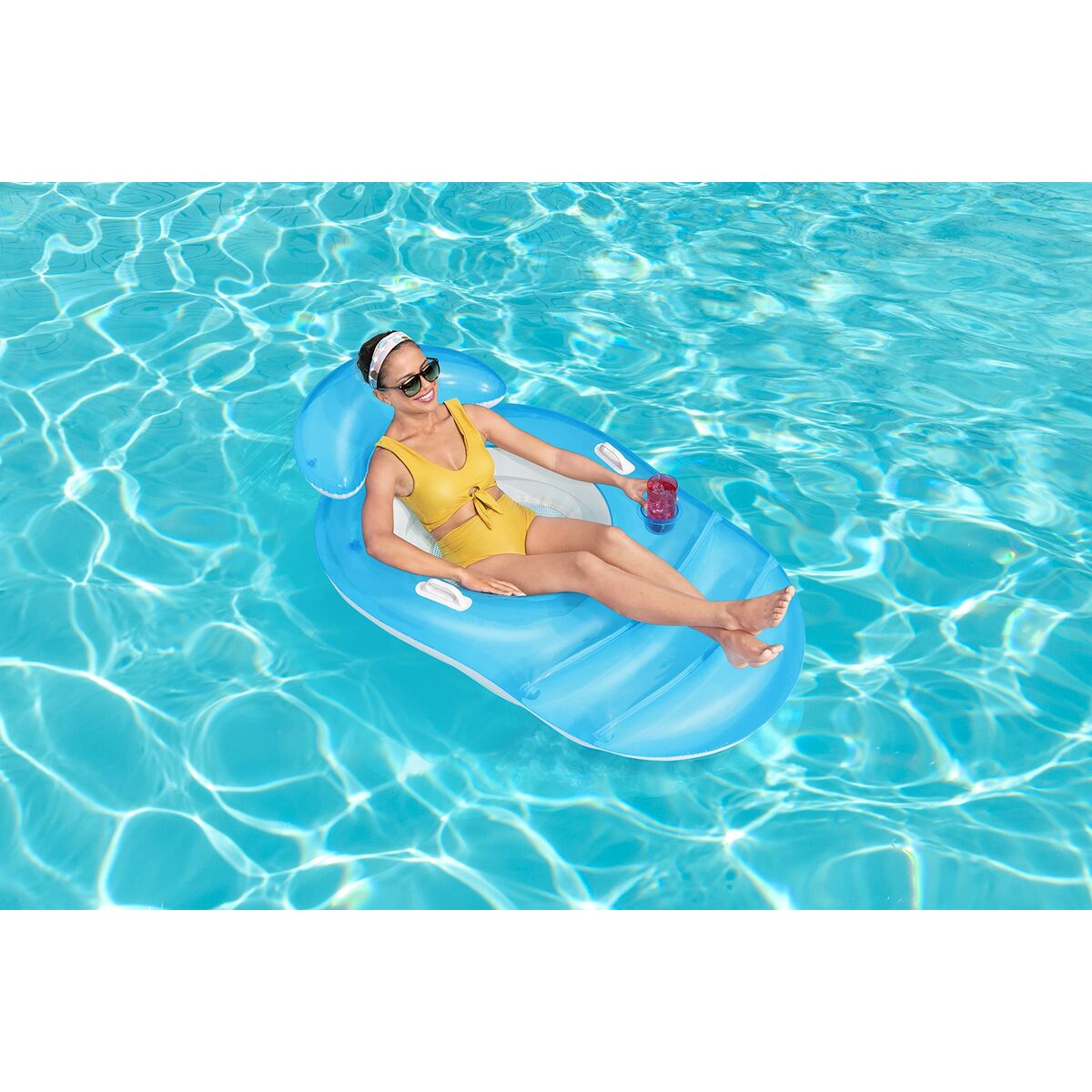 Oppustelig poolstol Bestway Relaxer 153 x 102 cm